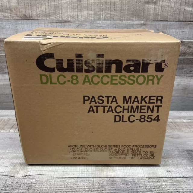 Cuisinart DLC-854 Pasta Maker Attachment For DLC-8 Sealed Box New Cuisinart DLC-854 Pasta Maker Attachment For DLC-8 Sealed Box New