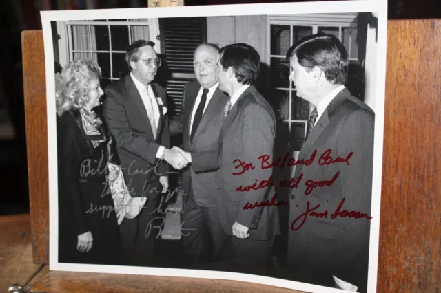 Vintage Signed Photo Tennessee Senator Jim Sasser Congressman Bart Gordon