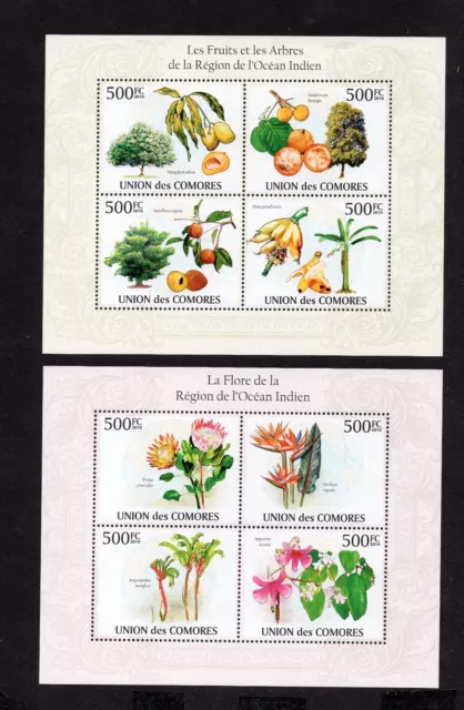 Comoros 2009 set of mini sheets of stamps Mi#2657-2664 MNH CV=21.6$