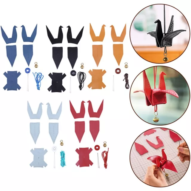Bag Pendants Paper Crane Pendant DIY Decorations Hand-stitched Accessories