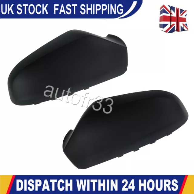 2X Door Wing Mirror Cover Right + Left For Vauxhall Opel Astra H Mk5 (2004-2009)