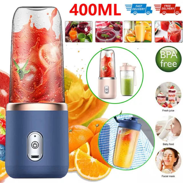 400ml Electric Mini Juicers Maker Portable Blender Smoothie Juicer Fruit Machine