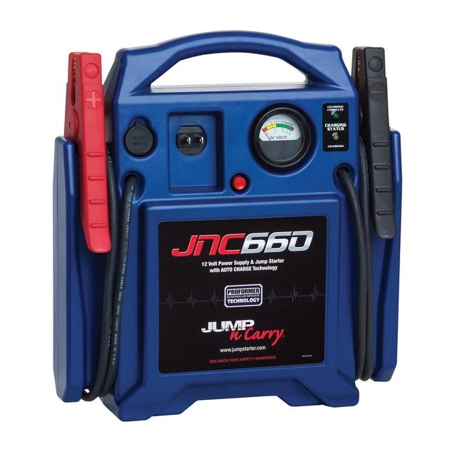 PORTABLE JNC660 BATTERY Booster Pack Charger Power Jump Starter Box
