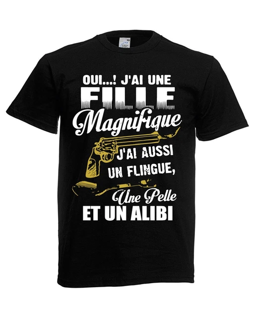 T-shirt Humour "LA VULGARITÉ A SES RAISONS" - Homme, Noir, Coton, Fait Main En France - Neuf Avec étiquette
