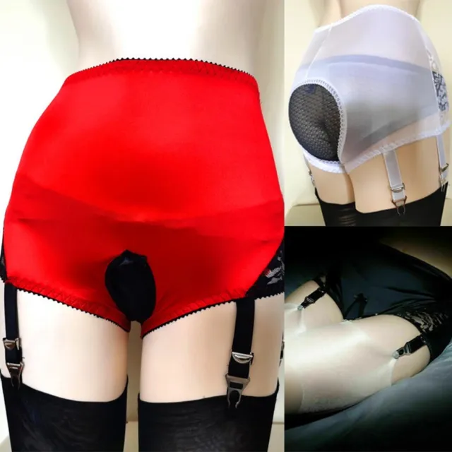 Elevate Your Lingerie Collection with Open Bottom Crotchless Panties Garter