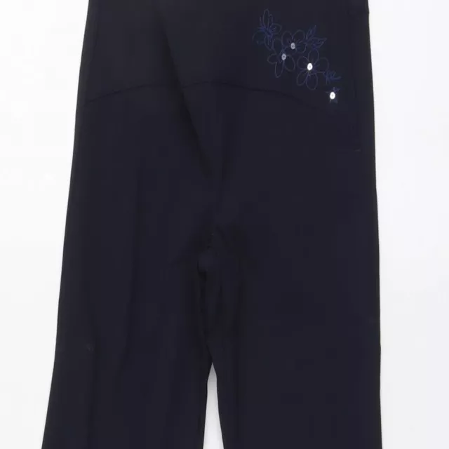 NEXT pantaloni da jogger blu poliestere taglia 3 anni cerniera regolare - dettaglio floreale 3