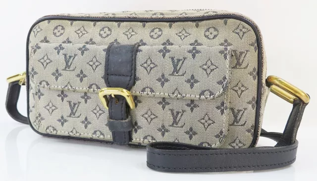 Louis Vuitton Navy Mini Lin Juliette mm Crossbody Bag 2LV1012