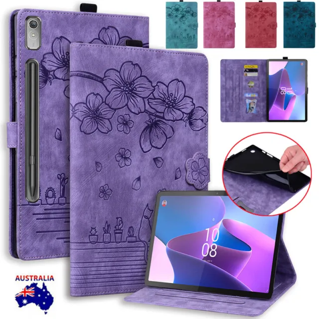 For Lenovo Tab P12 TB370FU 12.7" Shockproof Leather Wallet Case Flip Stand Cover