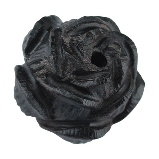 Collana con immagine cuore fai da te collana rosa ebano gioielli a mano orecchini