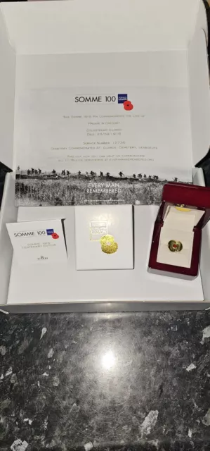 Somme 100 Centenary Poppy Badge Limited Edition Royal British Legion