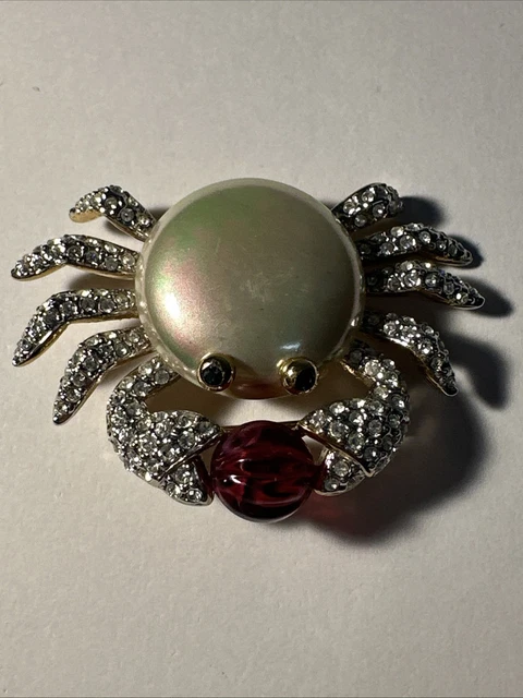 Broche Barrette Jacqmarel Création - Style Art Déco Avec Strass - Fabriqué En France