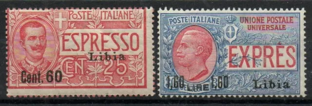 1922 Colonie Libia Espressi N.5/6 Valori Nuovo Mnh**