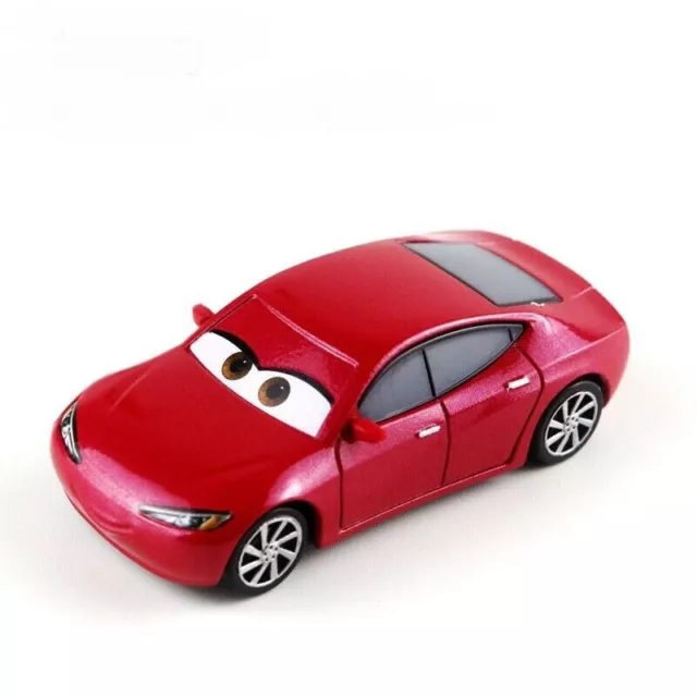 Disney Pixar Cars Natalie Certain 1:55 Diecast Model Toy Car Loose Gift Xmas Boy
