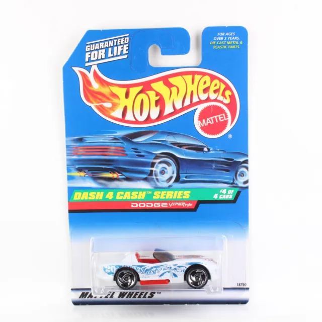 Hot Wheels 1998 - BLUE CARD COLLECTOR - DODGE VIPER RT/10 - DASH 4 CASH SERIE