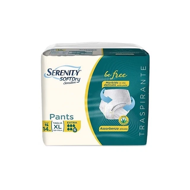 Serenity Softdry Sensitive Pants Slip Absorbant Taille XL Extra Emballage D