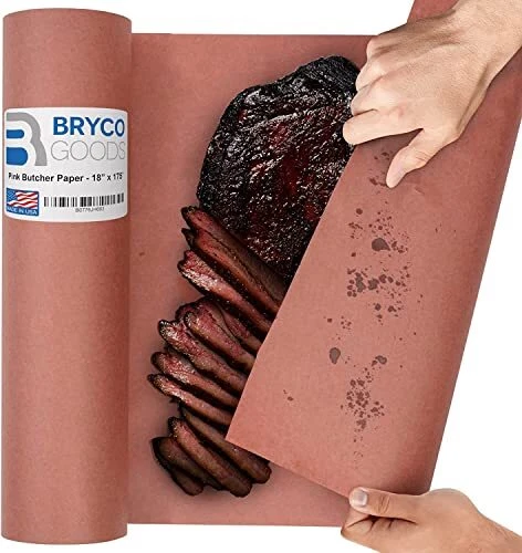 Pink Butcher Paper Roll - 18 Inch x 175 Feet 2100 Inch - Food Peach Wrapping ...