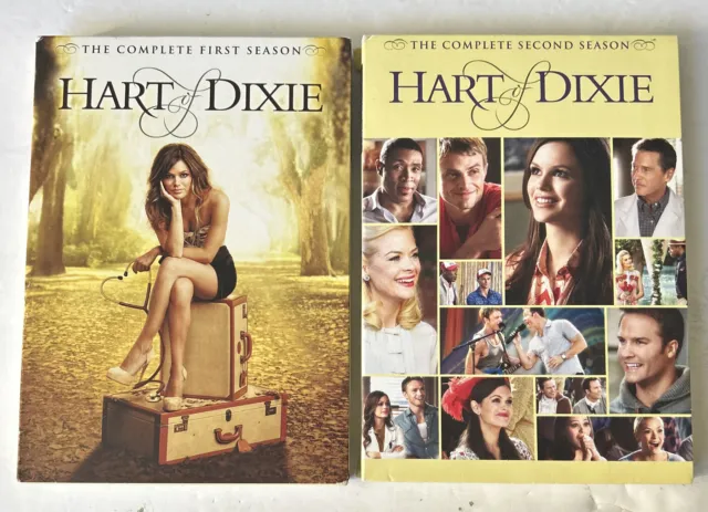 Hart of Dixie Season 1 & 2 (DVD, 2012/2013, 5-Disc Sets) Pre-owned FAST SHIPPING