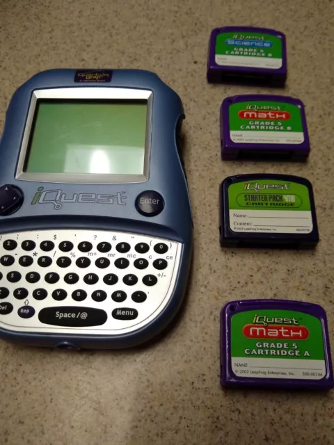 Leapfrog IQuest 4.0 Quantum Leap With Starter Math & Science Cartridges