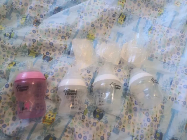 Tommee Tippee Baby Bottle Lot 5 Oz 9 oz