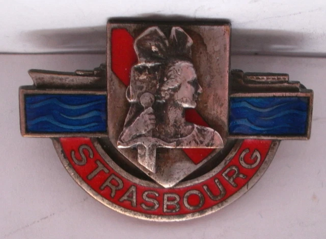 Insigne Sportif Original – Tir Strasbourg 1936, Badge Collection Vintage
