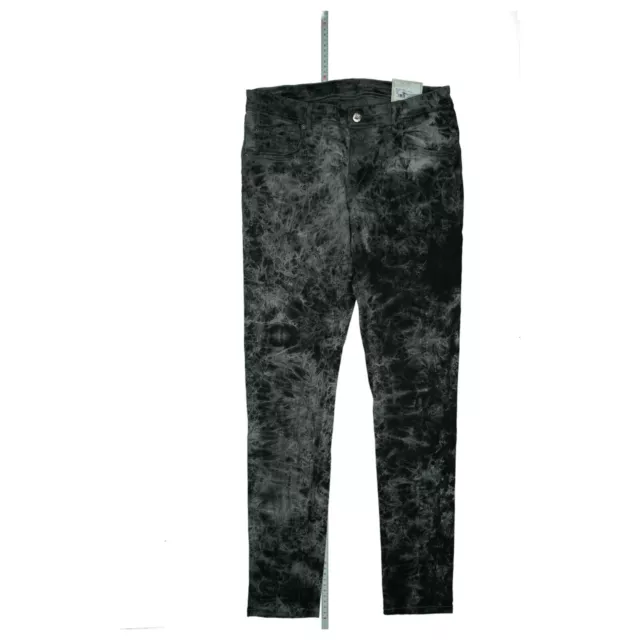 Pepe Jeans Nimf Pantalon Super Stretch Legging Slim Skinny W28 L30 Gris Motif