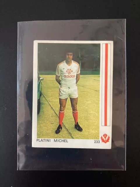 Michel Platini Sticker #233 - Football 78 - Nancy - Glowacki - No Panini