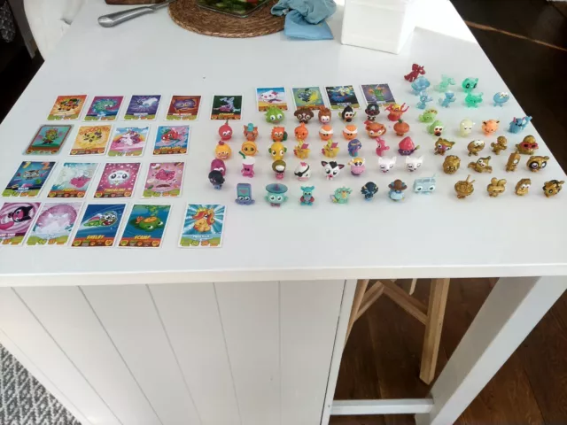 MOSHI MONSTERS BUNDLE OF 10 MOSHLINGS FIGURES + cards