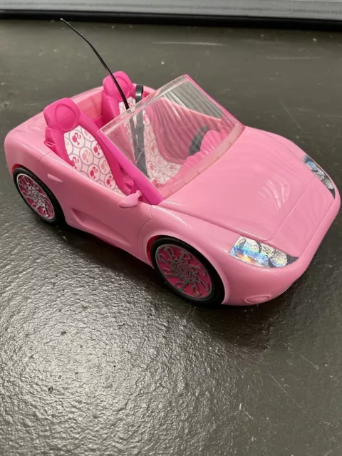 Mattel 2010 Pink Glam Sports Car Barbie Doll Car