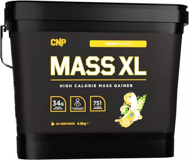 CNP Mass XL mit DigeZyme, All in One Gewichtszunahme, 4,8 kg + kostenloser Versand