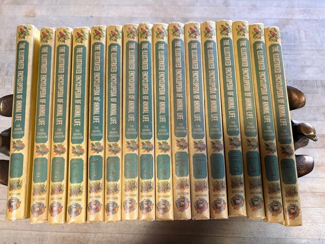 1961 - THE Illustrated Encyclopedia of Animal Life 12 Volumes