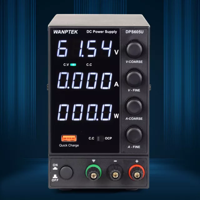 DC Power Supply Variable Adjustable Switching Bench Power Supply 30/60V 5/10A DC Power Supply Variable Adjustable Switching Bench Power Supply 30/60V 5/10A