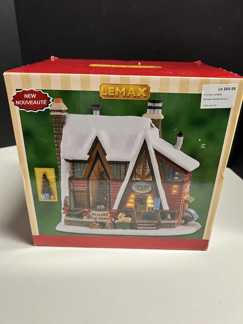 LEMAX Christmas Village NEW 2021 Mountain Holiday Reunion