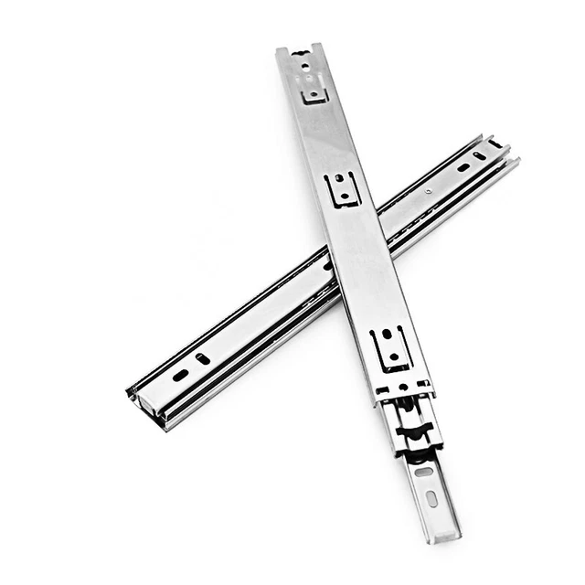 Binario Telescopico Cassetto Push To Open Soft Close Completo Cavo - Foto 2