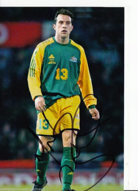 Marco Bresciano Australien Nationalmannschaft TOP FOTO Original Signiert +A45147