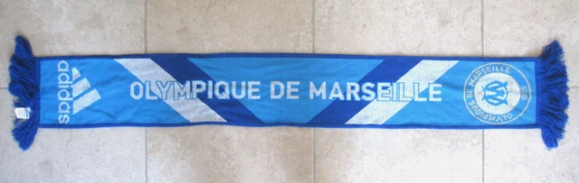 Officielle Taille Unique Écharpe Olympique De Marseille OM - Taille Unique, Acrylique - Collection Officielle, Produit Licencié Polyester Supporter Football