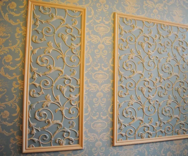 3D Wall Panels Mould *LILIUM* 3D Decorative tile Plastic Form for Plaster Gypsum