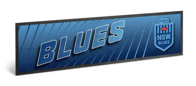 NRL NSW State of Origin GO Blues Bar Mat Runner Holiday Gifts