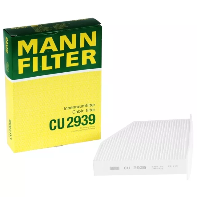 MANN-FILTER CU2939 INNENRAUMFILTER POLLENFILTER für VW SEAT AUDI SKODA TDI FSI