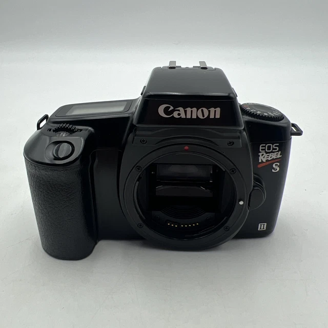 CANON EOS REBEL S II 35mm SLR FILM CAMERA BODY TESTED & WORKS - EUC! NEAR MINT