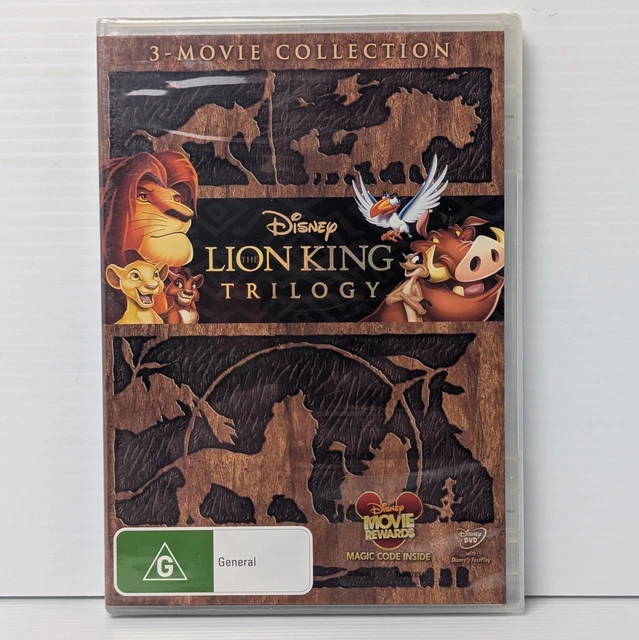 DISNEY THE LION King Trilogy 3 Movie Collection DVD New Sealed PAL DISNEY THE LION King Trilogy 3 Movie Collection DVD New Sealed PAL