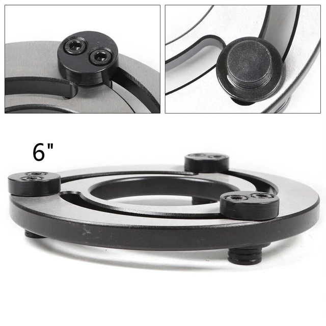 6"Jaw Boring Ring Adjustable Heat Treatment Steel Soft Jaw Boring Ring CNC Steel