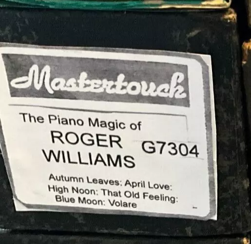 ROGER WILLIAMS PIANO (Magic of) MEDLEY EXTENDED PIANOLA ROLL VERY GOOD CONDITION