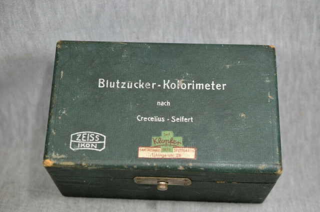 Alter Blutzucker Kolorimeter - Im Originalem Kasten - Zeiss Ikon 3