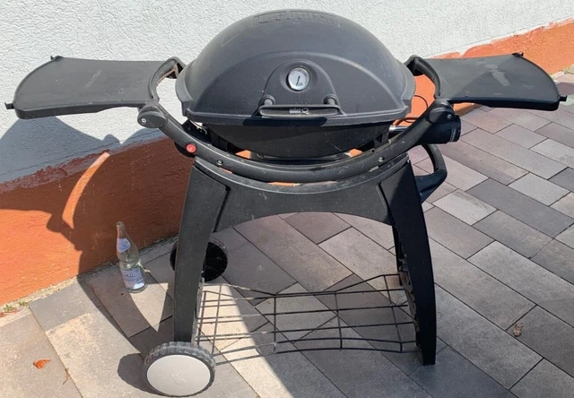 Weber Gasgrill - Station, Q2200 mit Rollwagen Blakline 