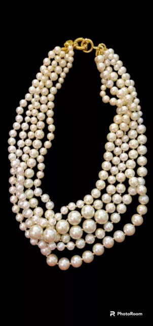 J. CREW  Pearl Twisted Hammock Necklace