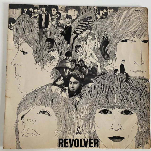 The Beatles Uk Lp  1966 Lp  Revolver  Xex 606-1   Parlophone Pmc 7009