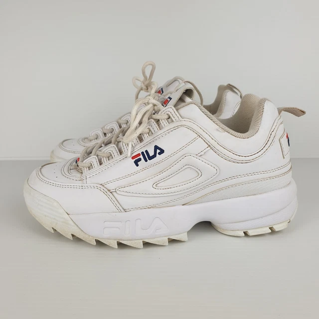 Fila disruptor best sale ii white leather