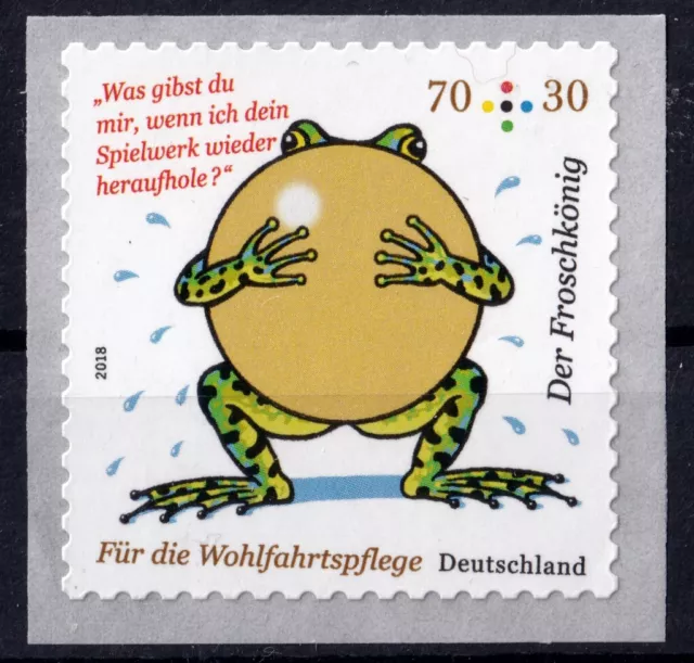 BRD 2018 Mi. 3364** SK / Grimms Märchen (X) - Der Froschkönig, postfrisch