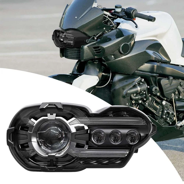 Motorrad Scheinwerfer Für BMW K1200R/K1300R - DRL Frontscheinwerfer Plug & Play | LED Scheinwerfer Ersatz