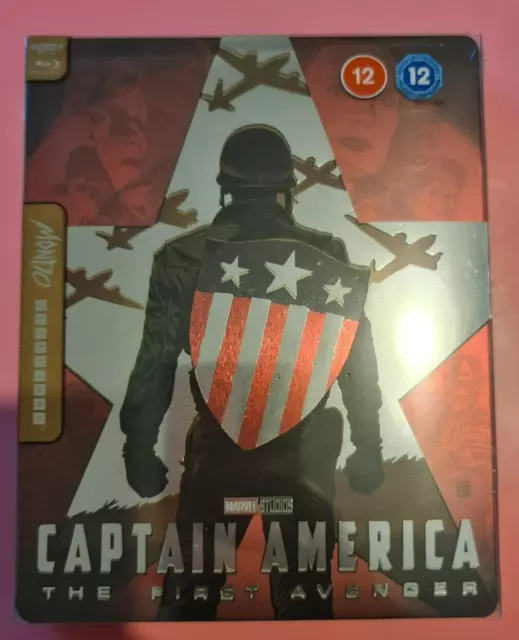 Captain America The First Avenger Mondo 4K Blu Ray Steelbook